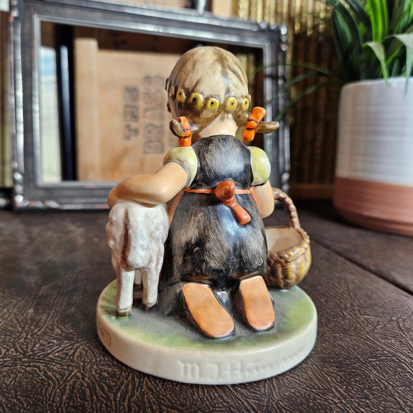 Vintage Goebel Girl "Favorite Pet" Figurine West Germany