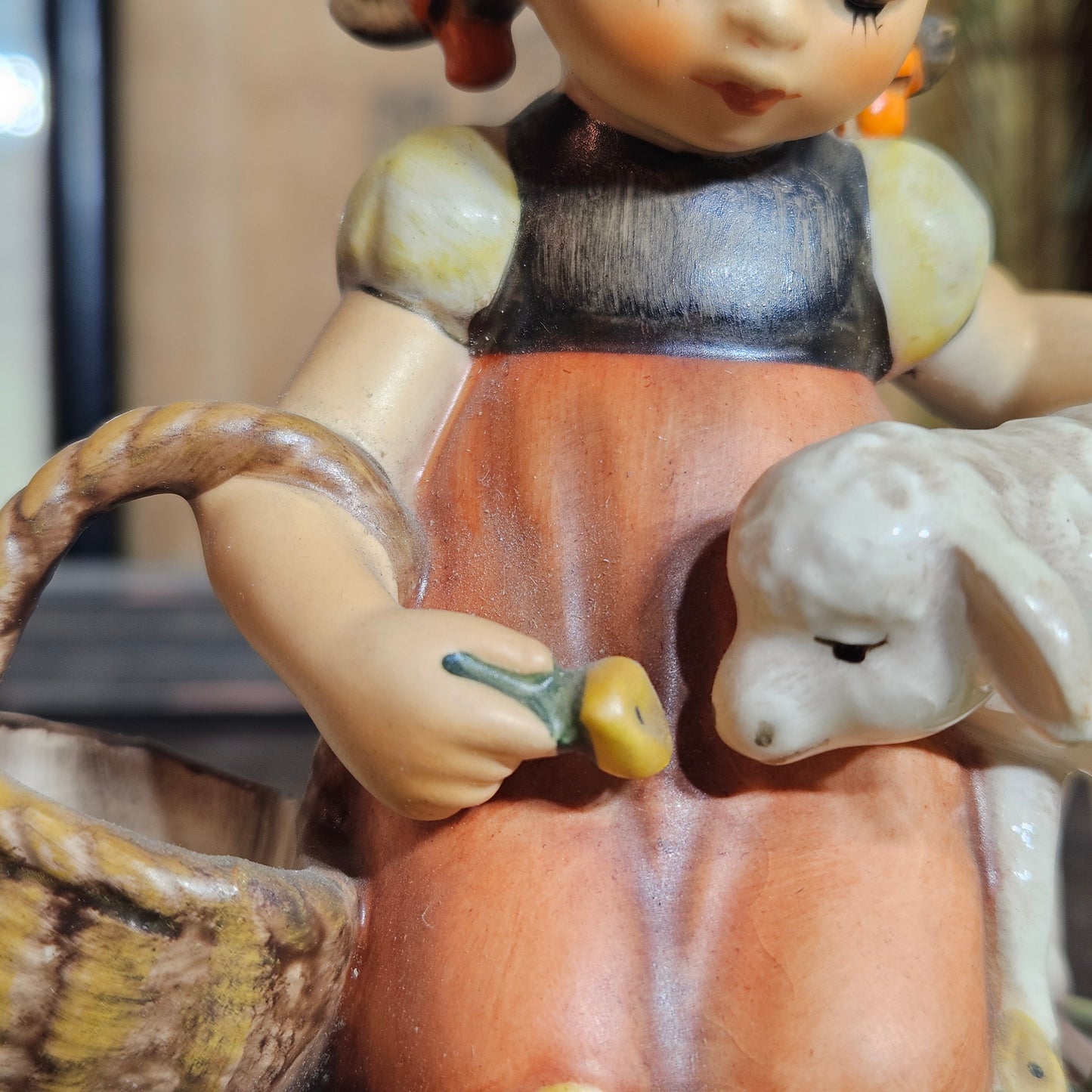 Vintage Goebel Girl "Favorite Pet" Figurine West Germany