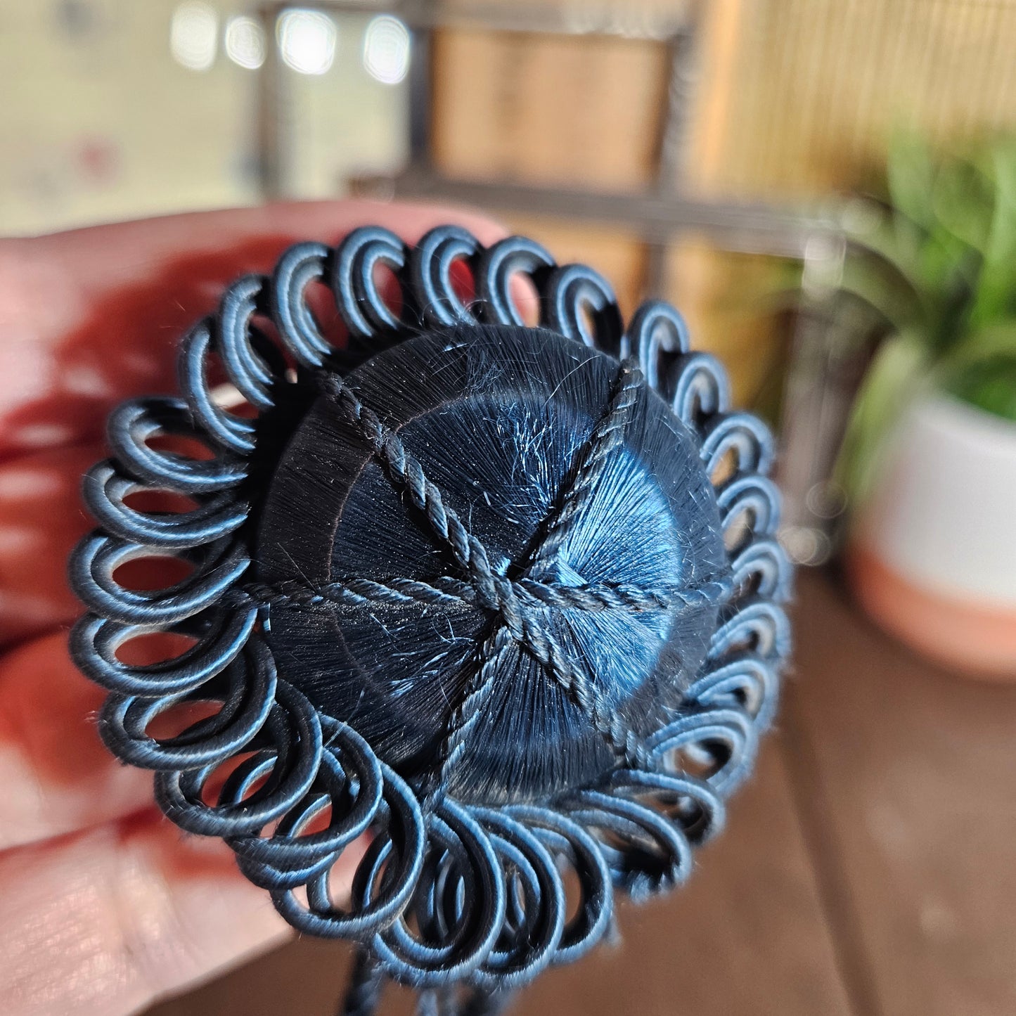 Blue Tassel Curtain Tiebacks Pair