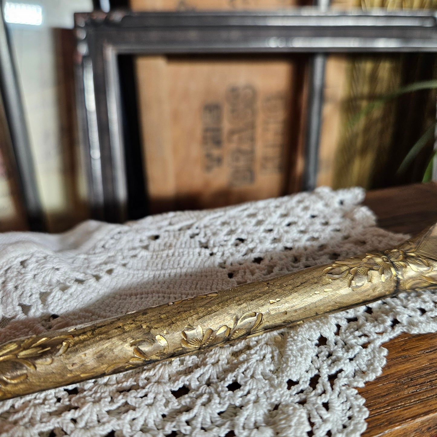 Victorian Walking Stick Handle WJB&Co Rolled Gold