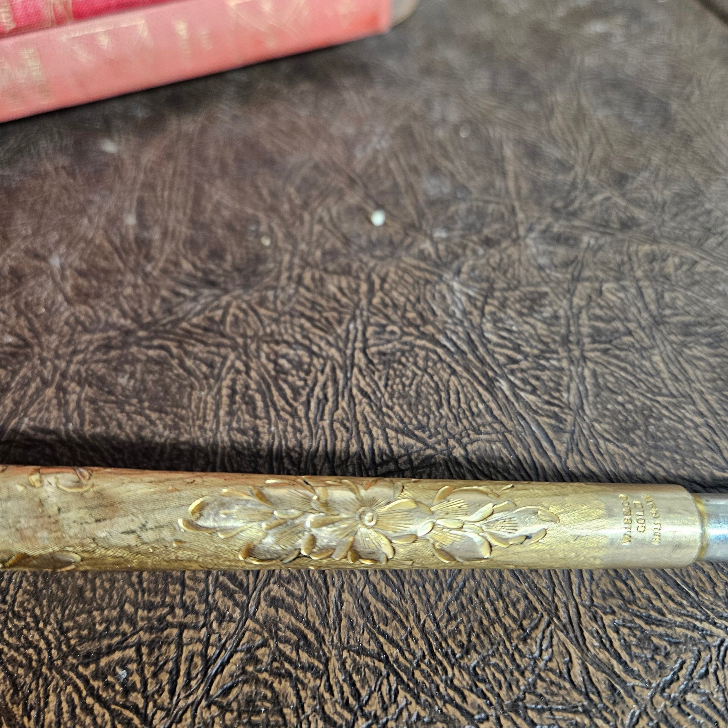 Victorian Walking Stick Handle WJB&Co Rolled Gold