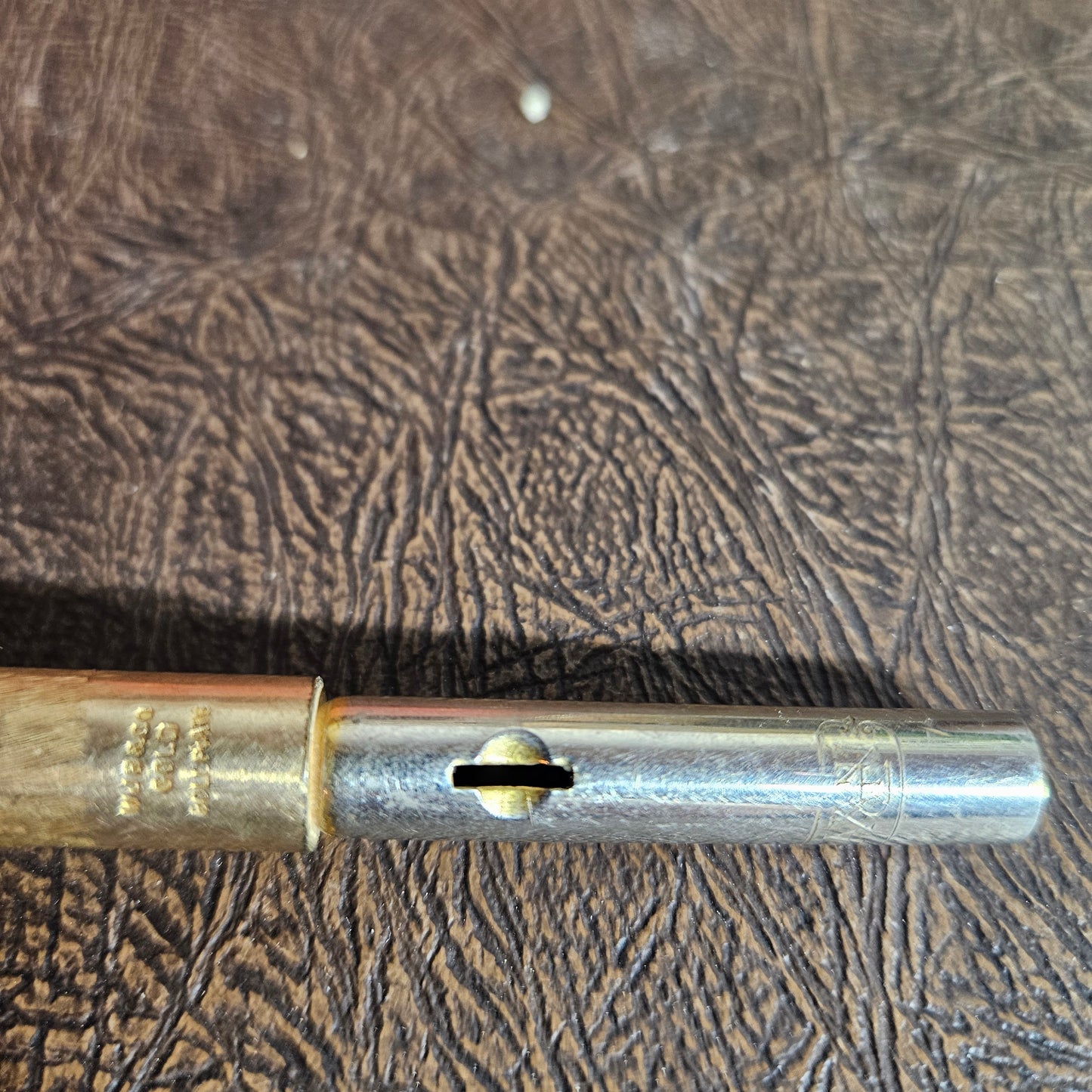Victorian Walking Stick Handle WJB&Co Rolled Gold