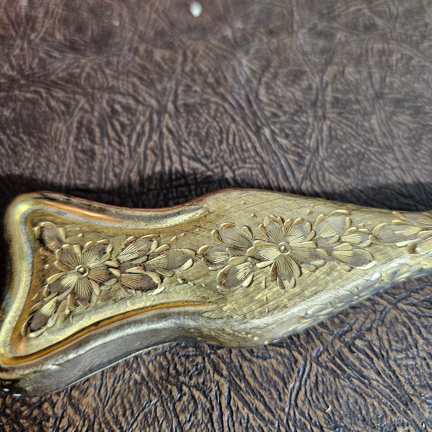 Victorian Walking Stick Handle WJB&Co Rolled Gold