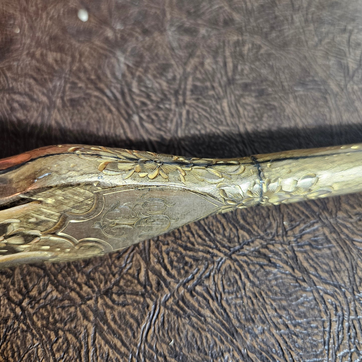 Victorian Walking Stick Handle WJB&Co Rolled Gold