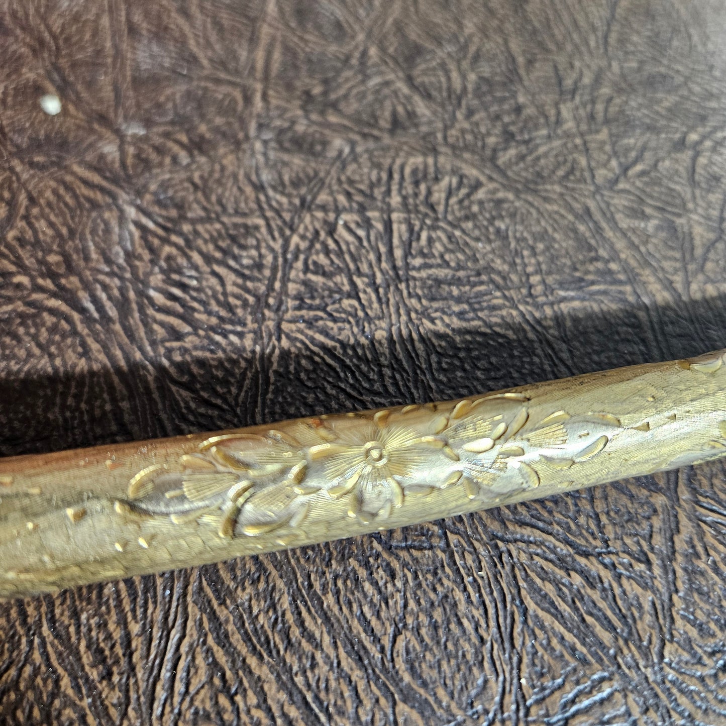 Victorian Walking Stick Handle WJB&Co Rolled Gold