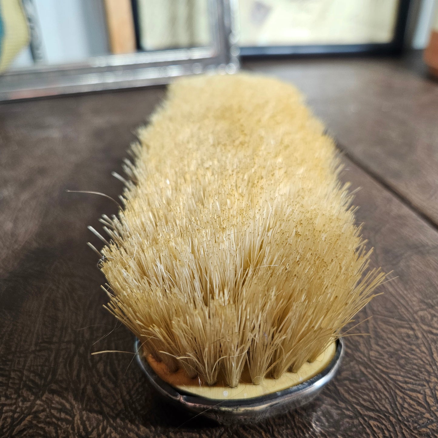 Sterling Silver Repousse Vanity Brush