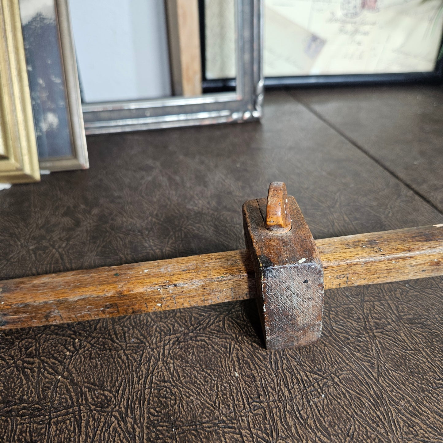 Antique Wooden Carpenter’s Marking Gauge