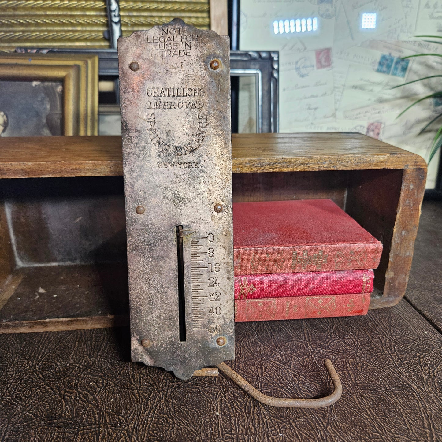 Antique Chatillon Spring Balance Hanging Scale