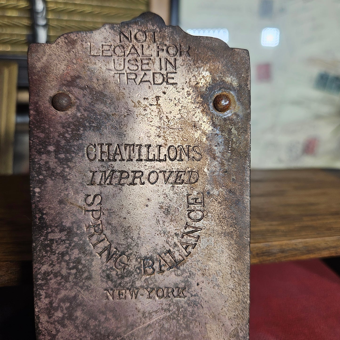 Antique Chatillon Spring Balance Hanging Scale