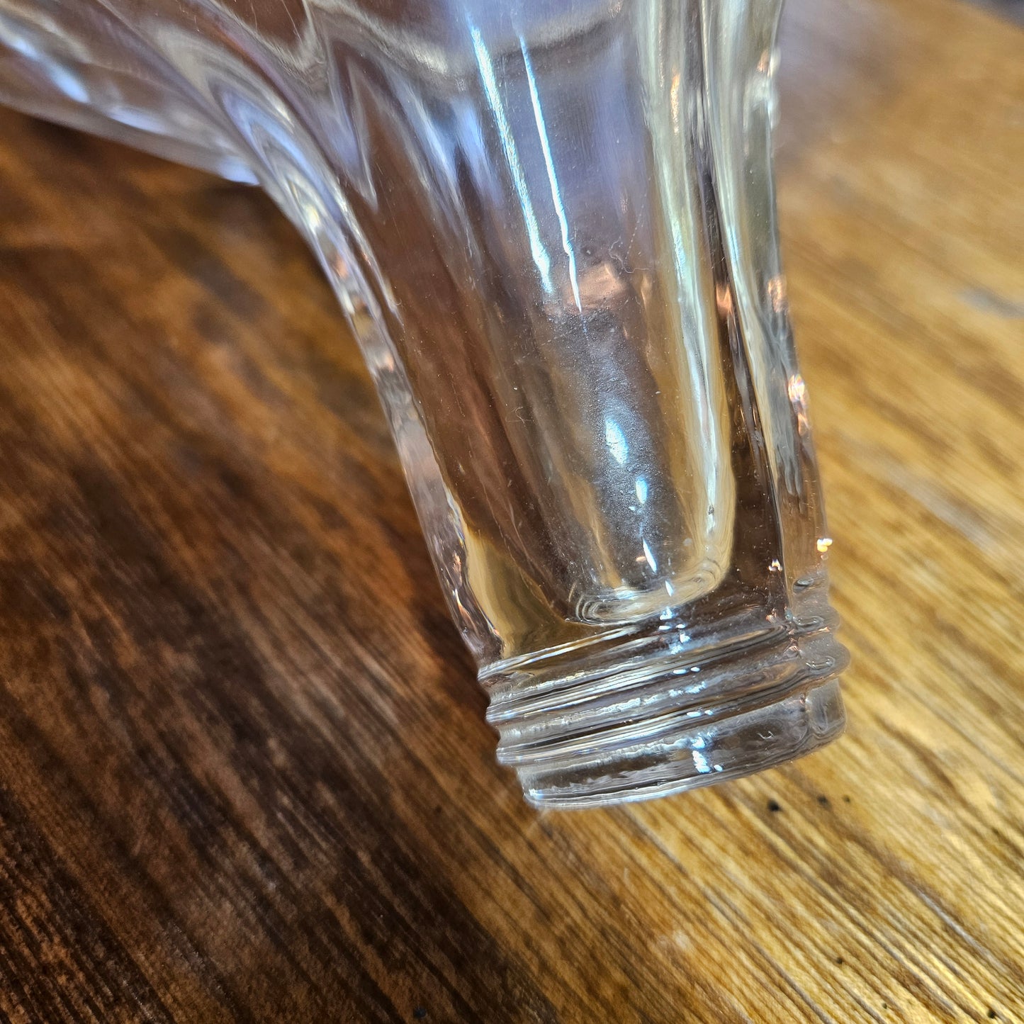 Clear Glass Pedestal Compote Bowl