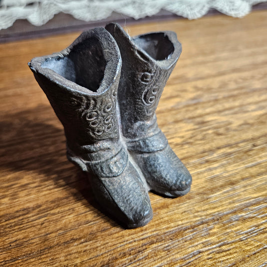 Cowboy Boot Match Holder Vase