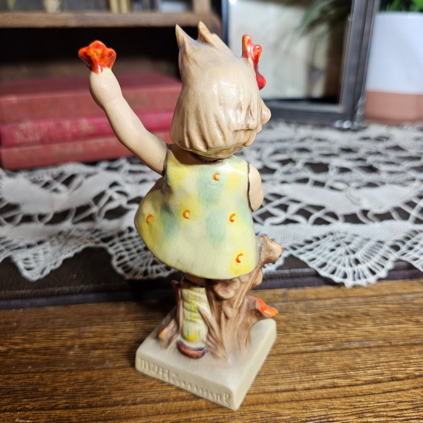 Vintage Hummel "Spring Cheer" Figurine TMK1 Incised Crown