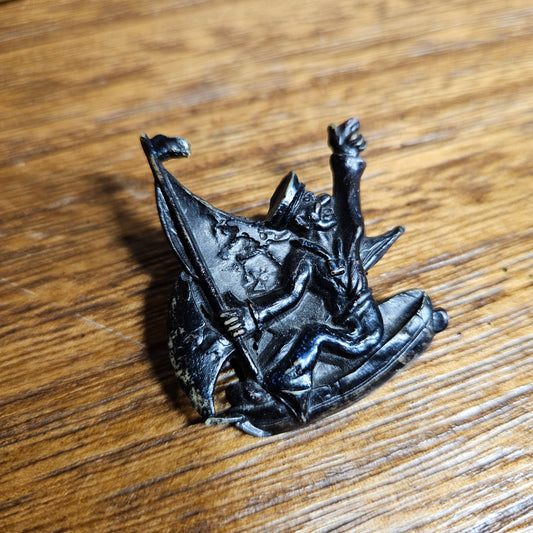 Vintage Black Sailboat Figural Brooch