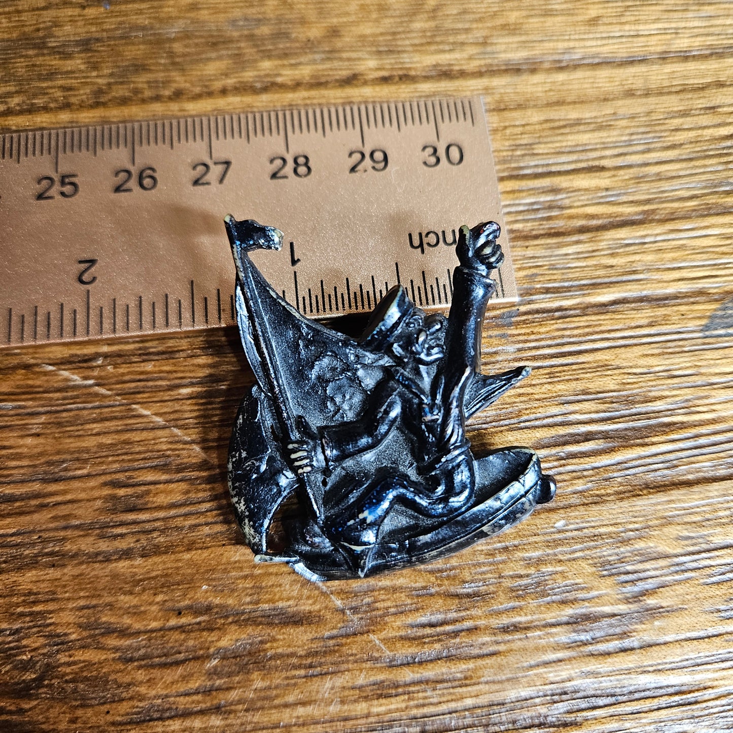 Vintage Black Sailboat Figural Brooch