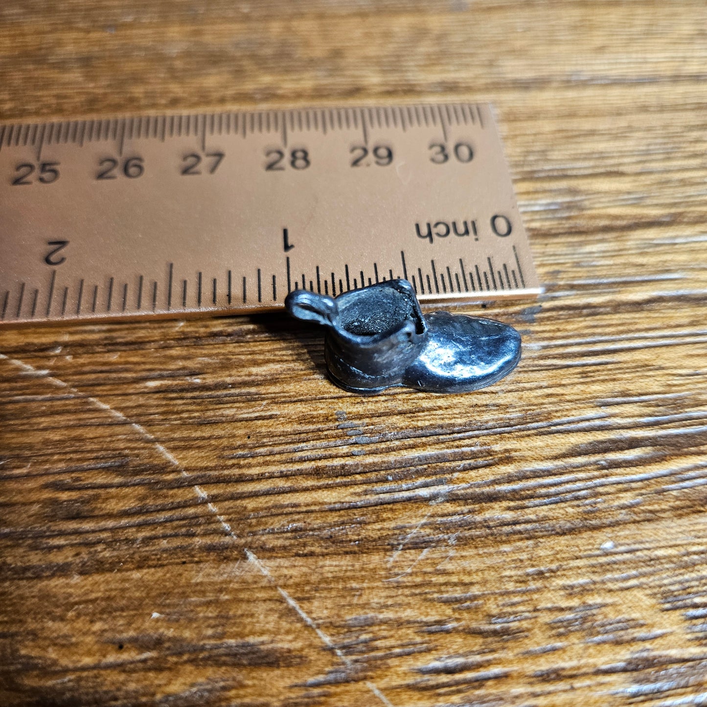 Vintage Miniature Metal Boot Charm