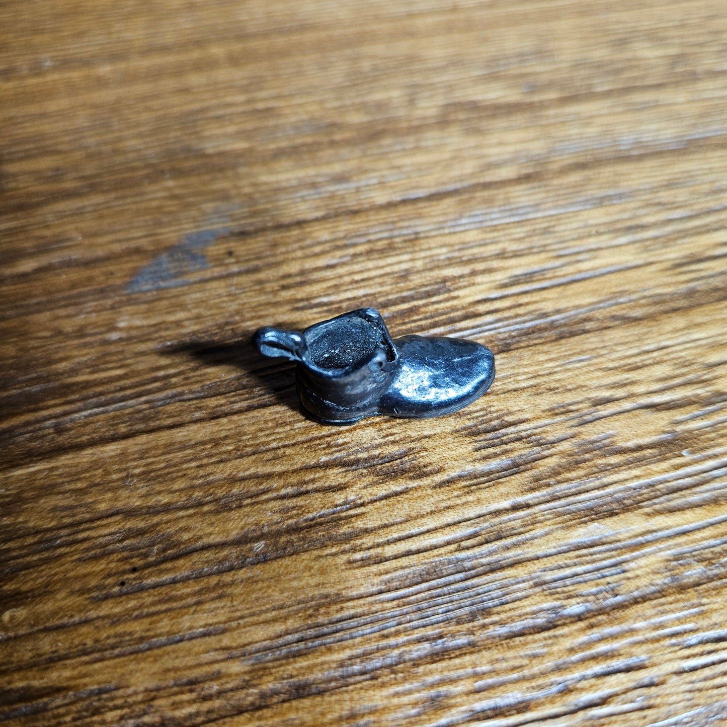 Vintage Miniature Metal Boot Charm