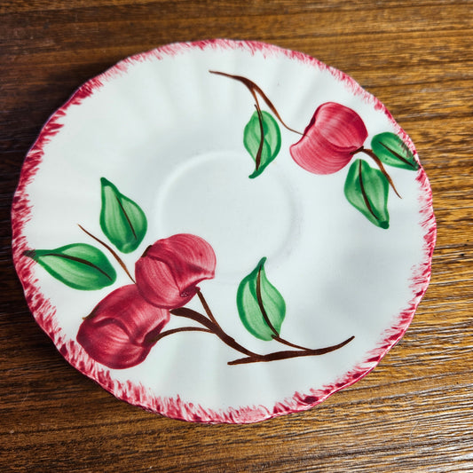 Blue Ridge Apple Saucers Set of 5