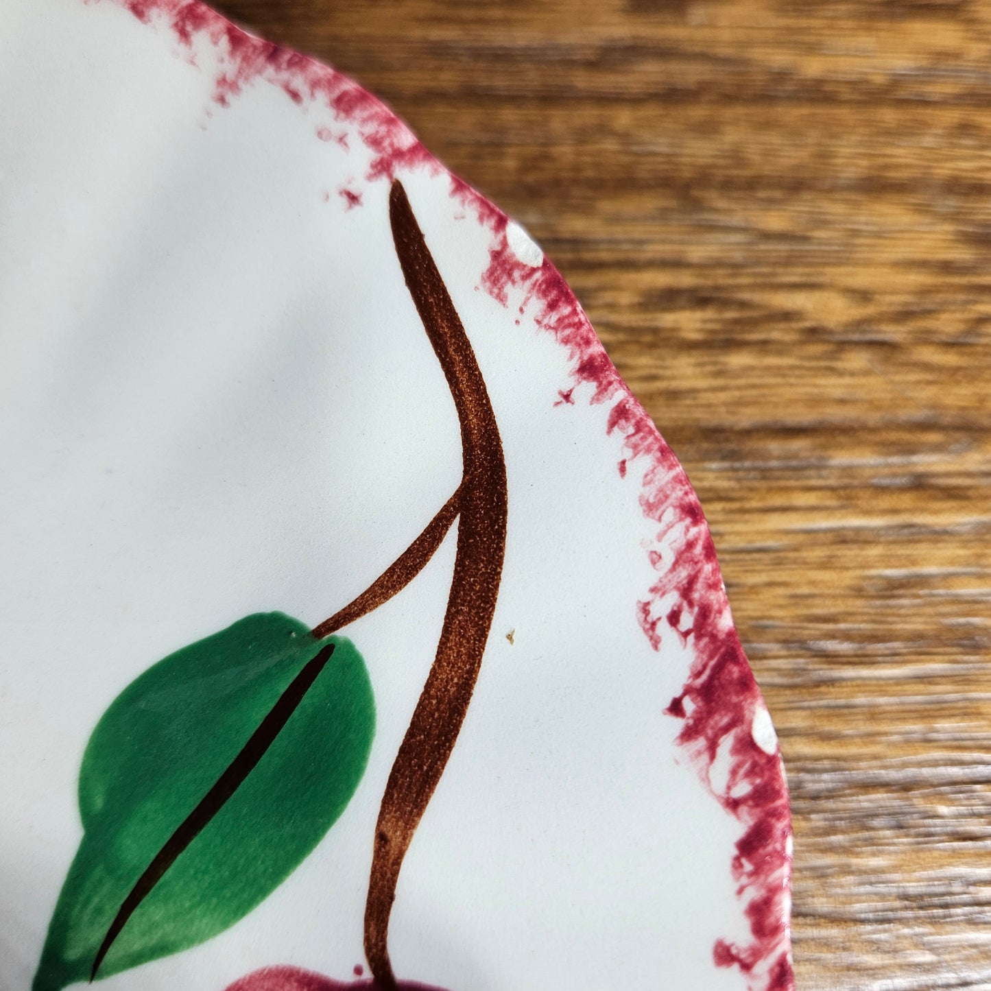 Blue Ridge Apple Dessert Plates Set of 4
