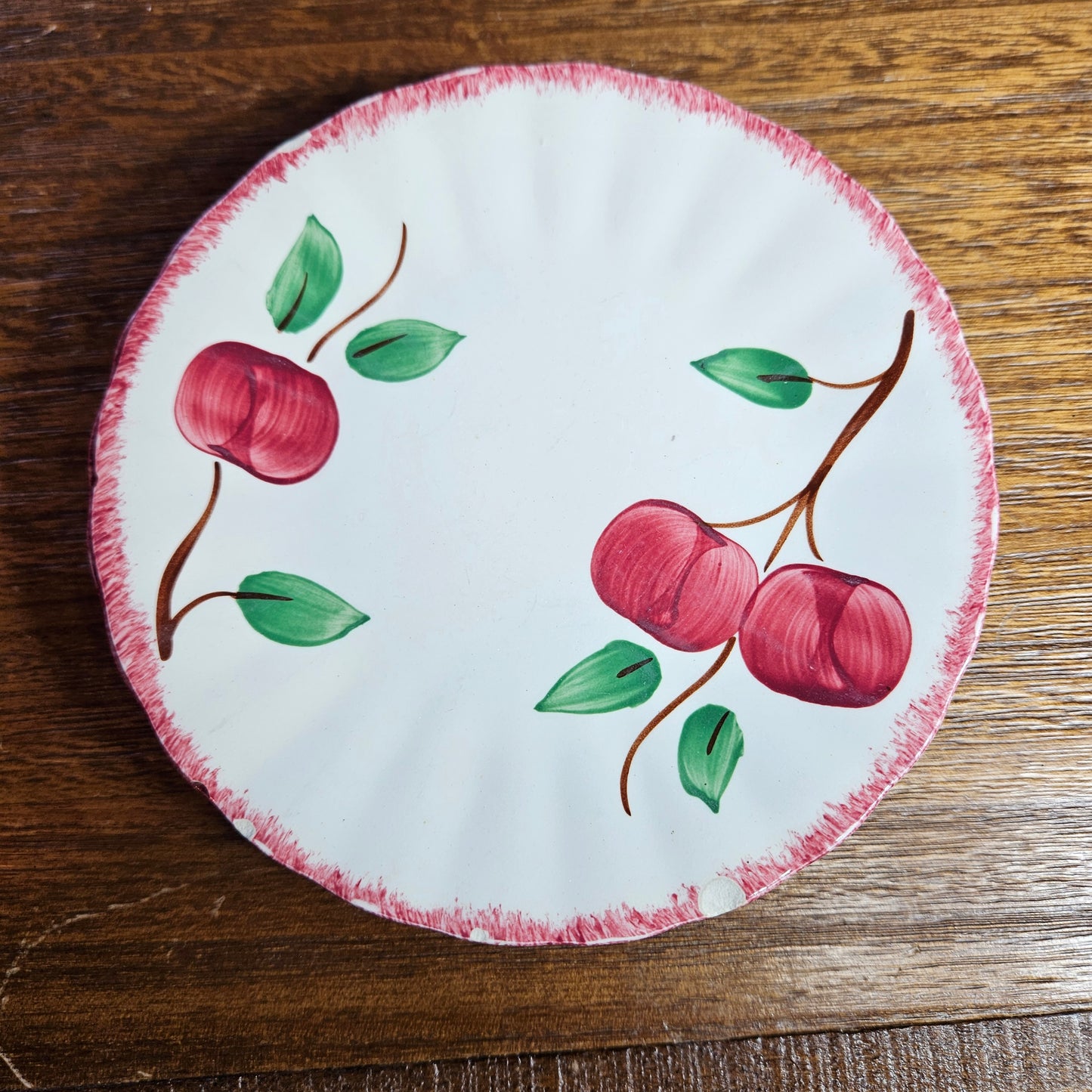 Blue Ridge Apple Dessert Plates Set of 4
