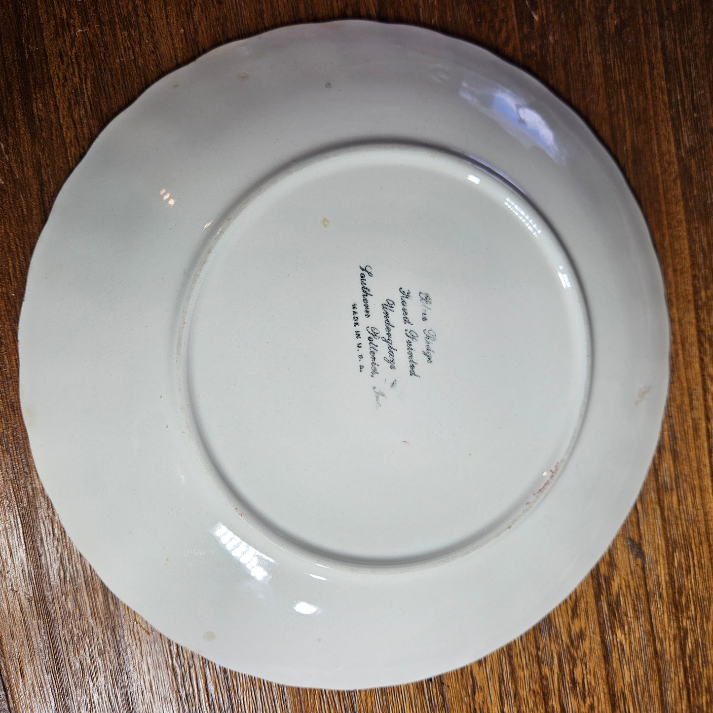 Blue Ridge Apple Dinner Plates Set of 6