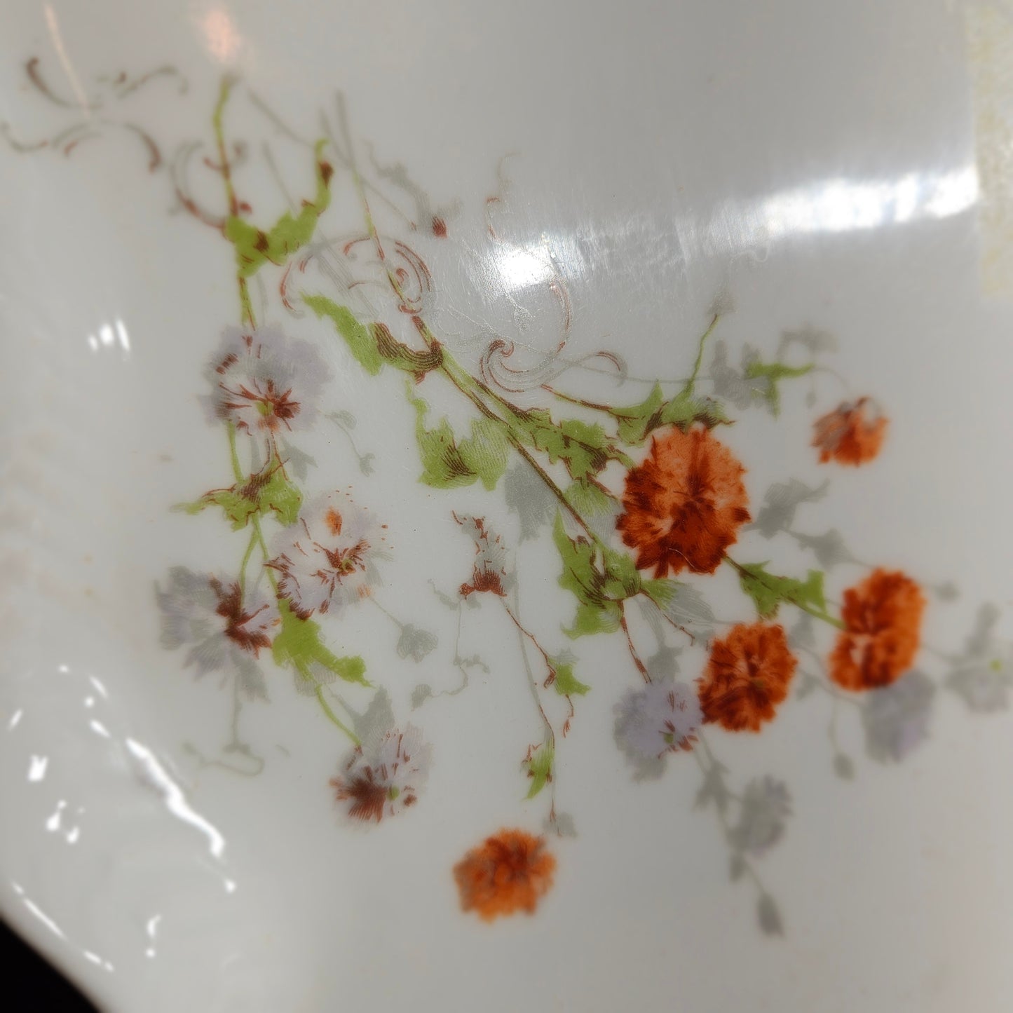 G.D. & Cie Limoges Floral Serving Platter