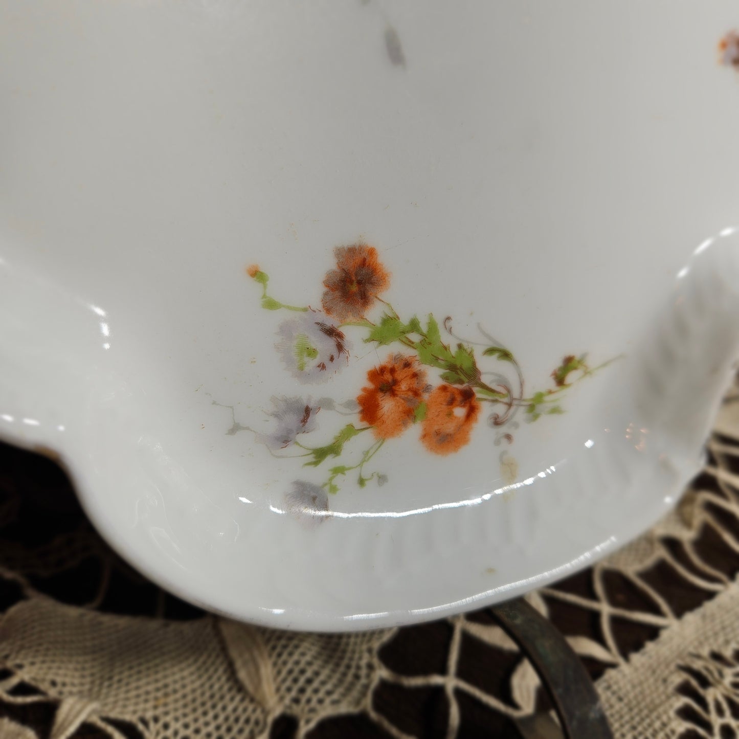 G.D. & Cie Limoges Floral Serving Platter