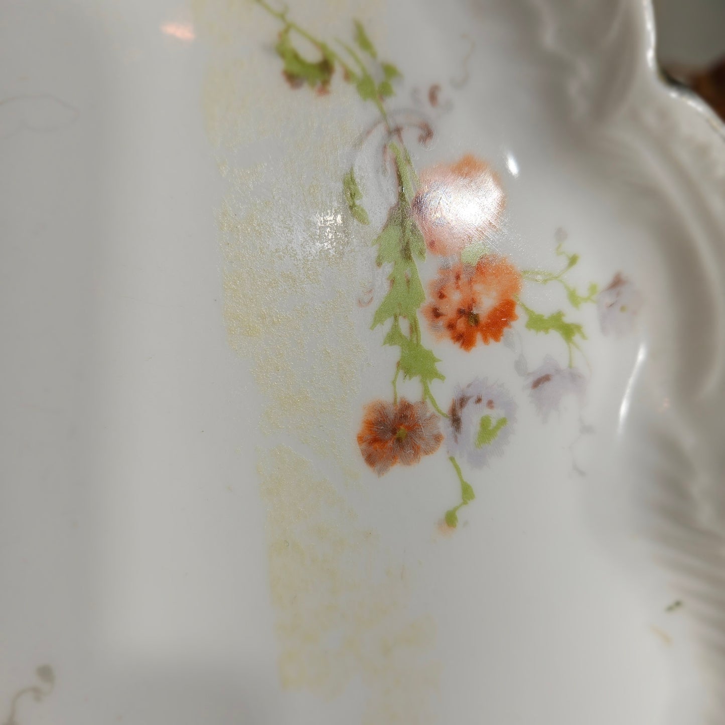G.D. & Cie Limoges Floral Serving Platter