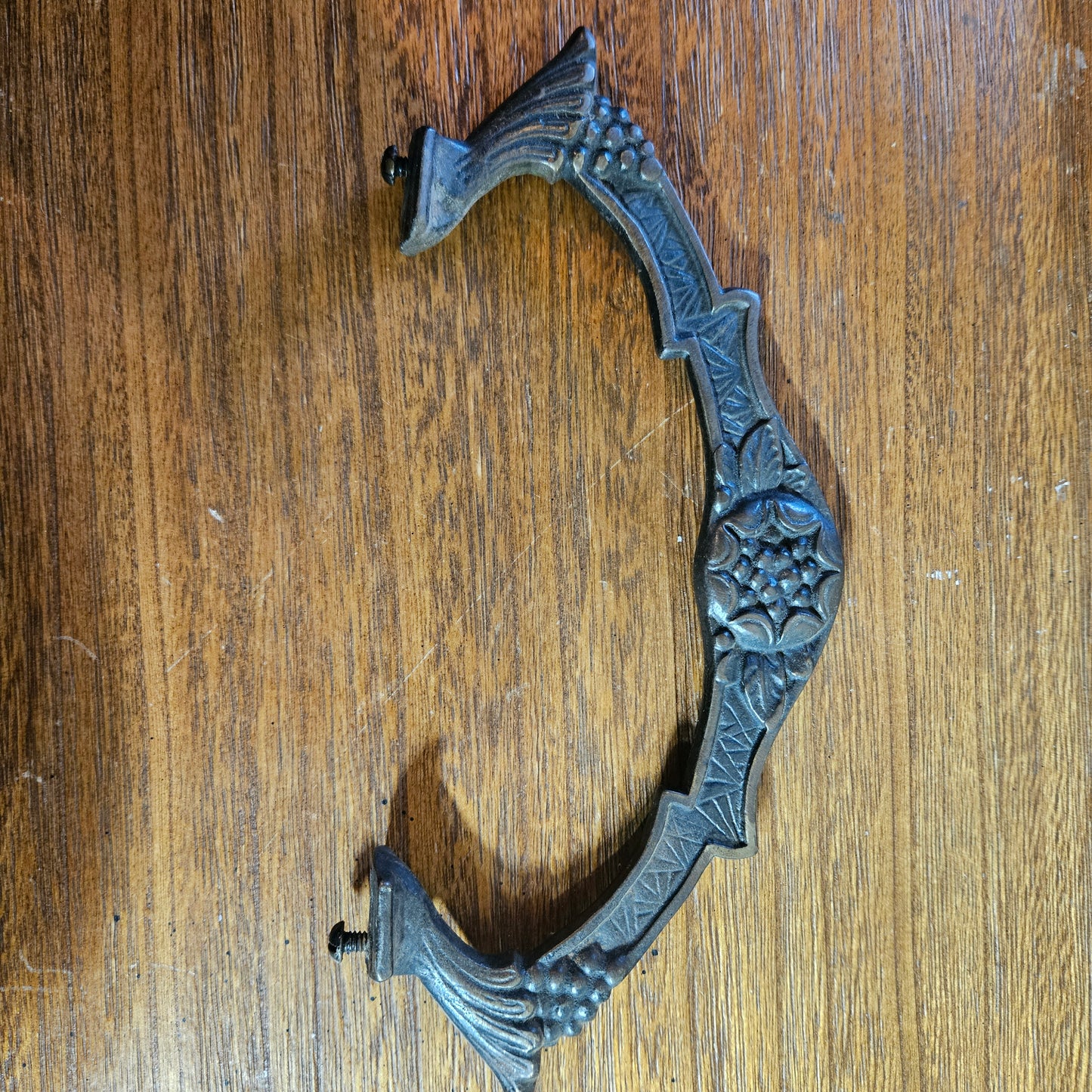 Ornate Cast Metal Drawer Pull Handle