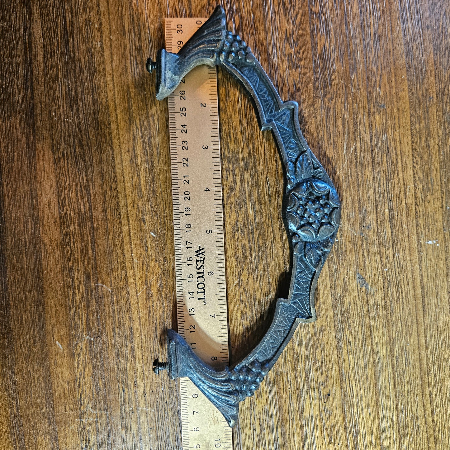 Ornate Cast Metal Drawer Pull Handle