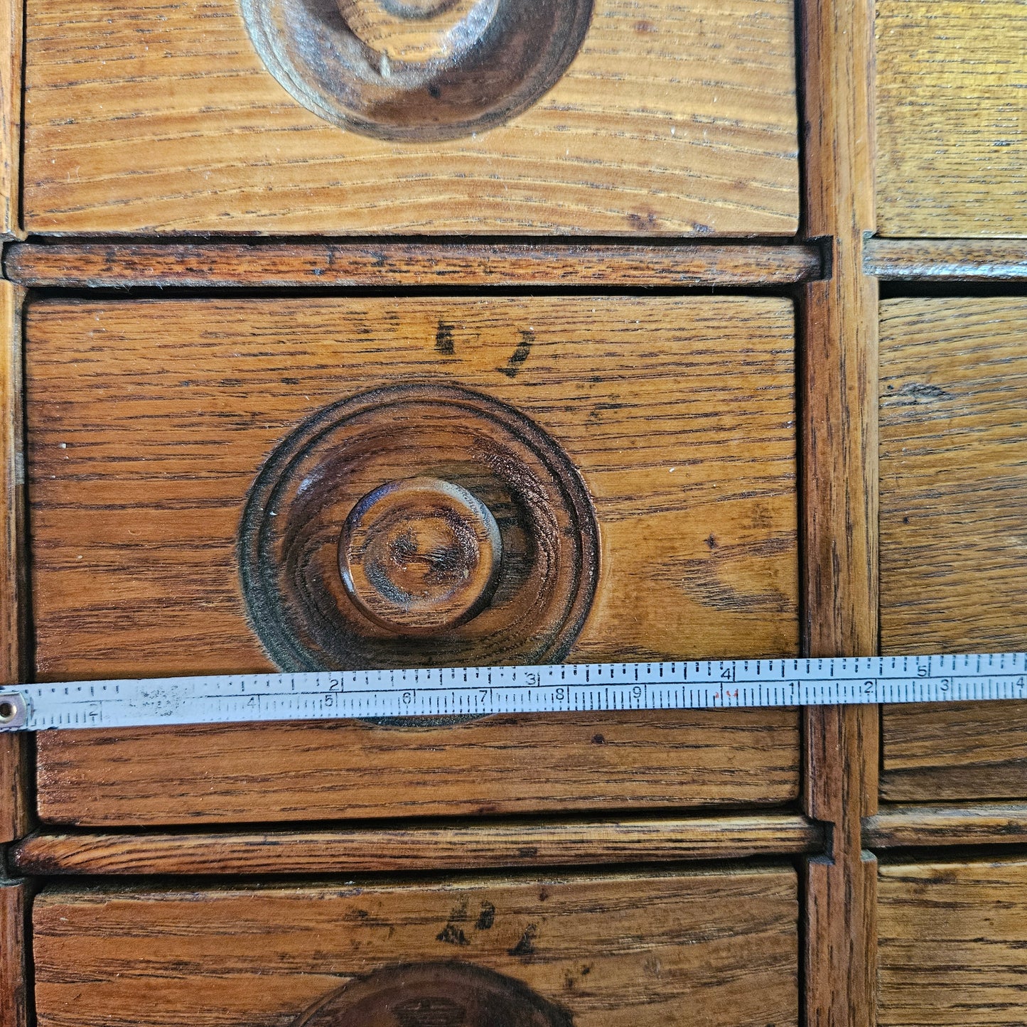 Vintage Apothecary Style Wooden Drawer Cabinet