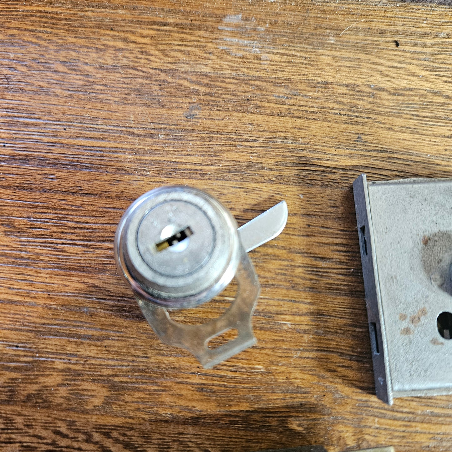 Vintage Cabinet Lock and Key Hardware Lot