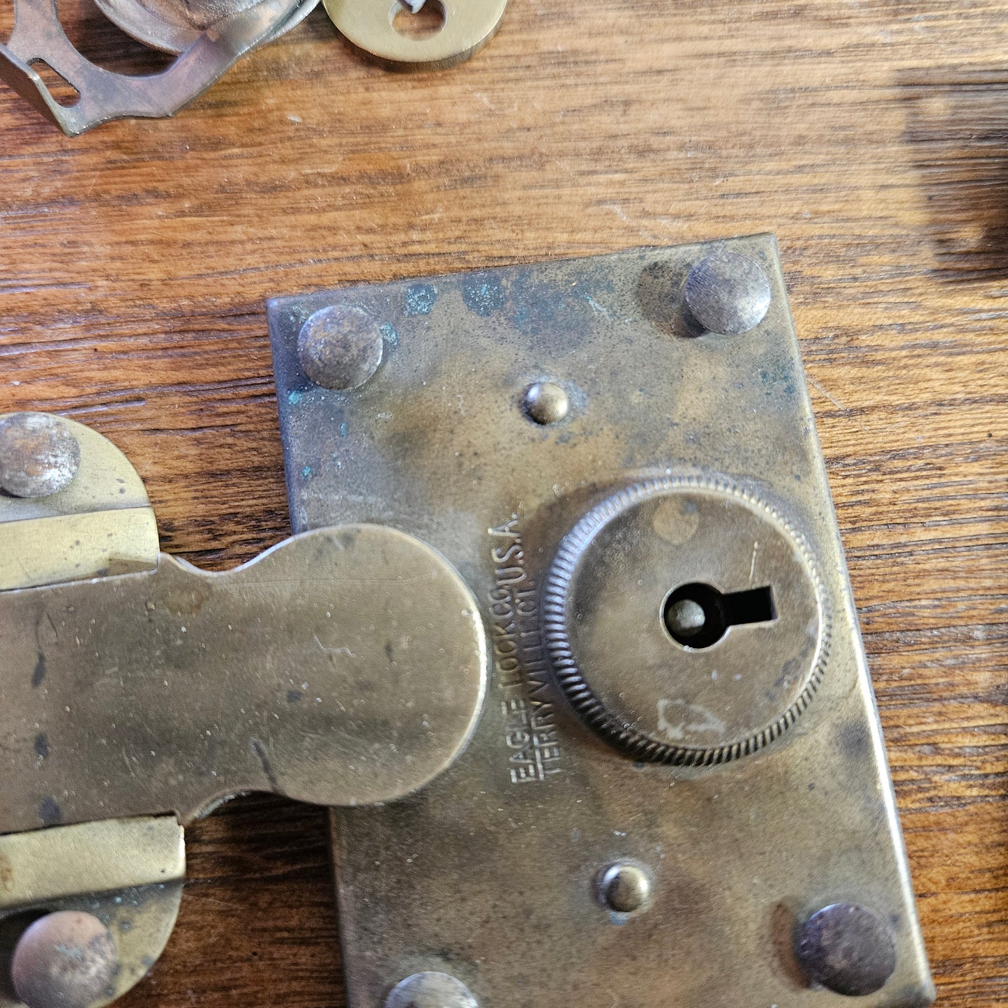 Vintage Cabinet Lock and Key Hardware Lot