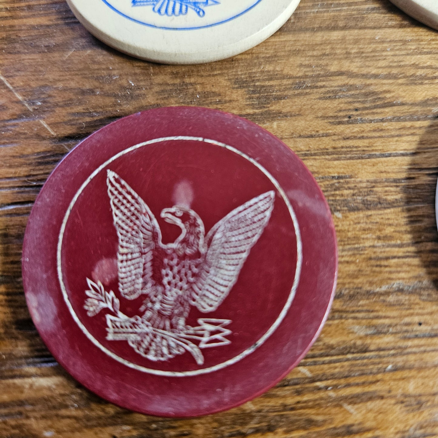 Vintage Eagle Game Tokens Lot