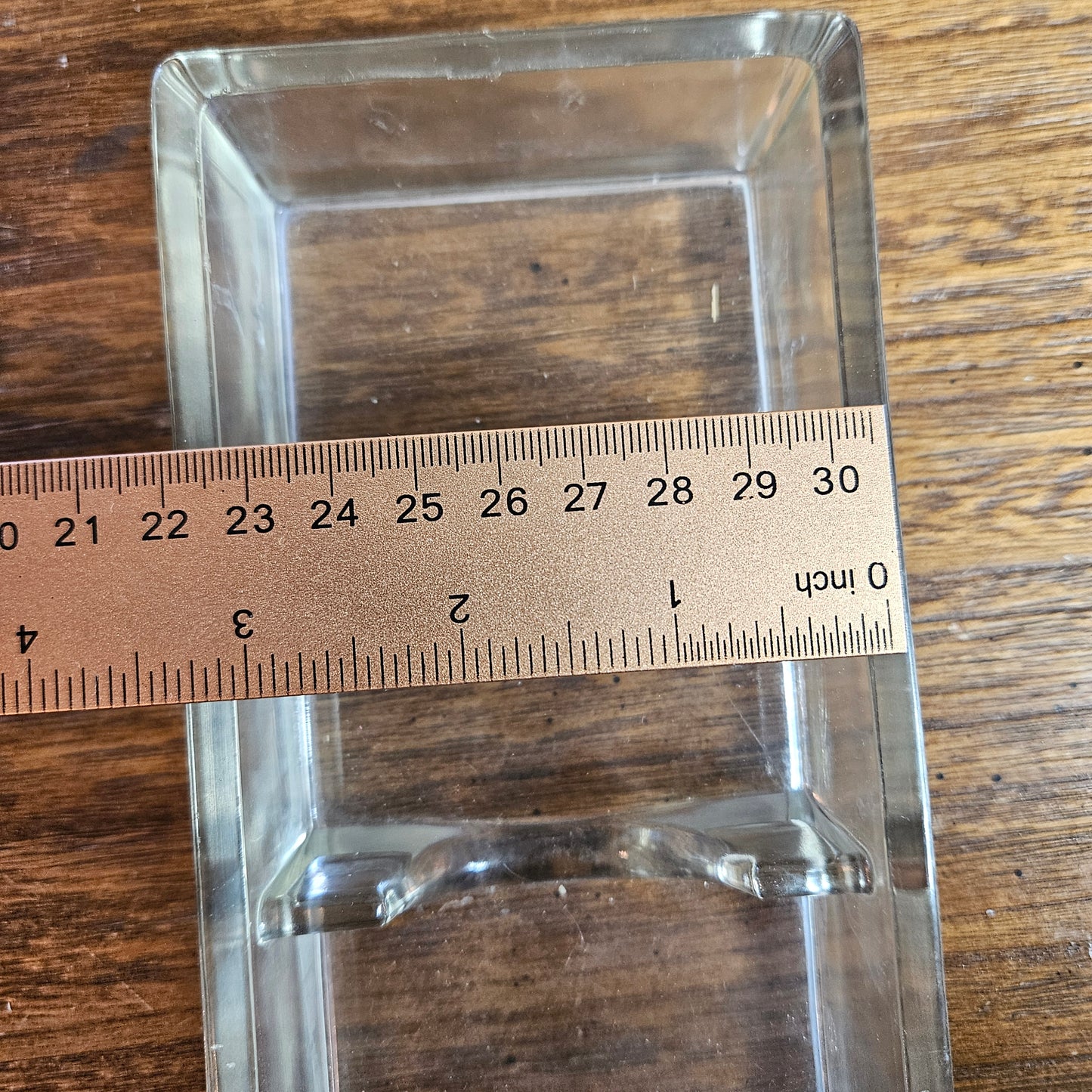 Vintage Clear Glass Divided Relish Tray