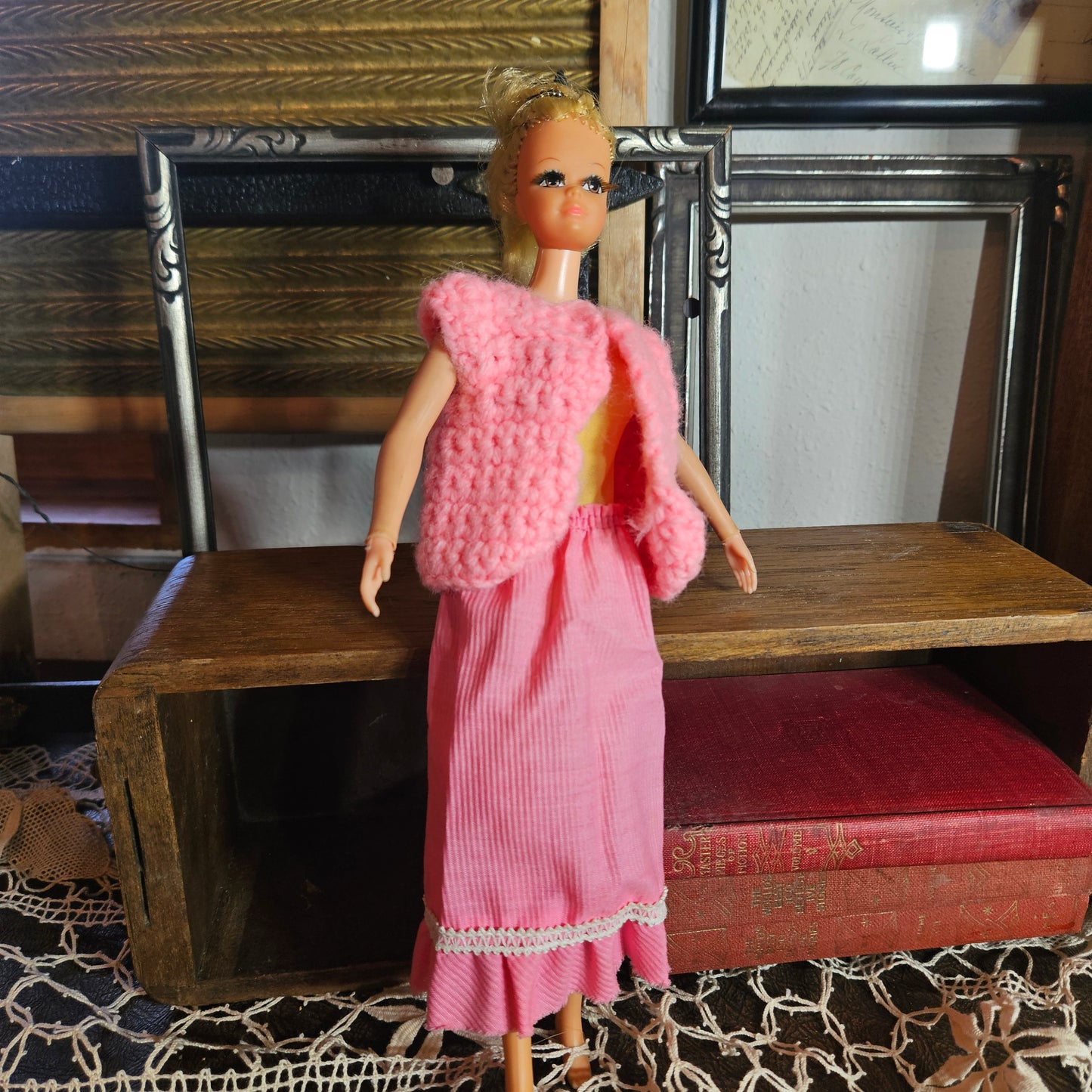 Vintage Mattel Barbie Doll Lot with Mod Era Clothing