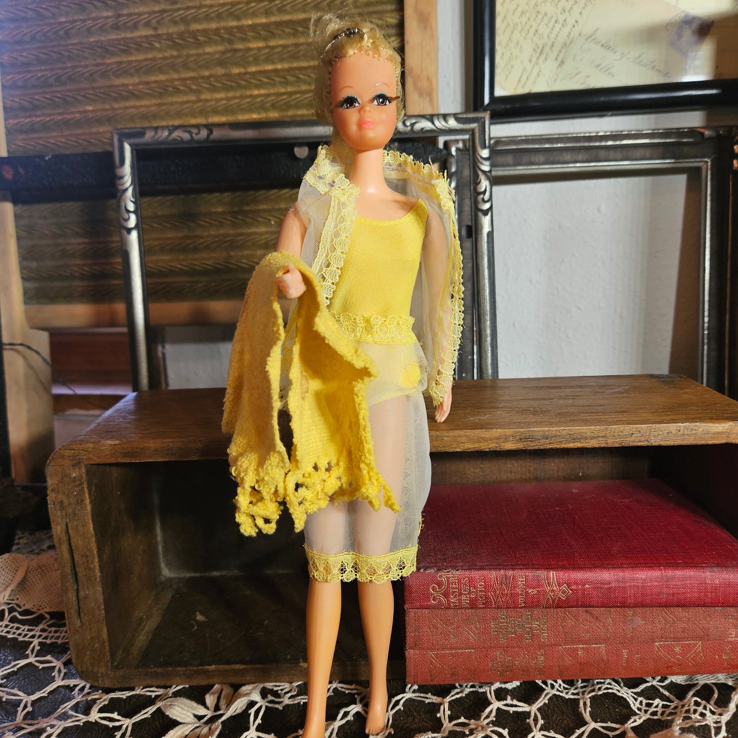 Vintage Mattel Barbie Doll Lot with Mod Era Clothing