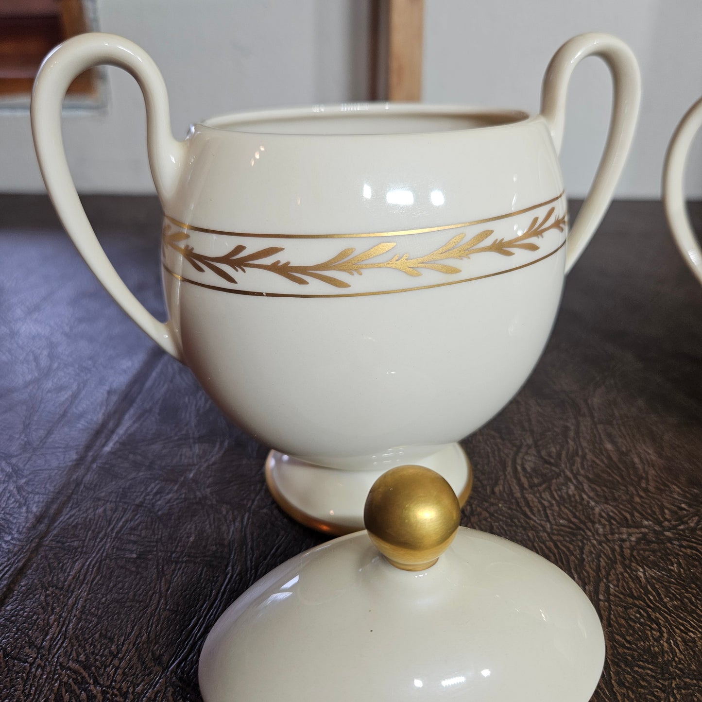 52-Piece Franciscan Beverly China Set with Gold Laurel Trim