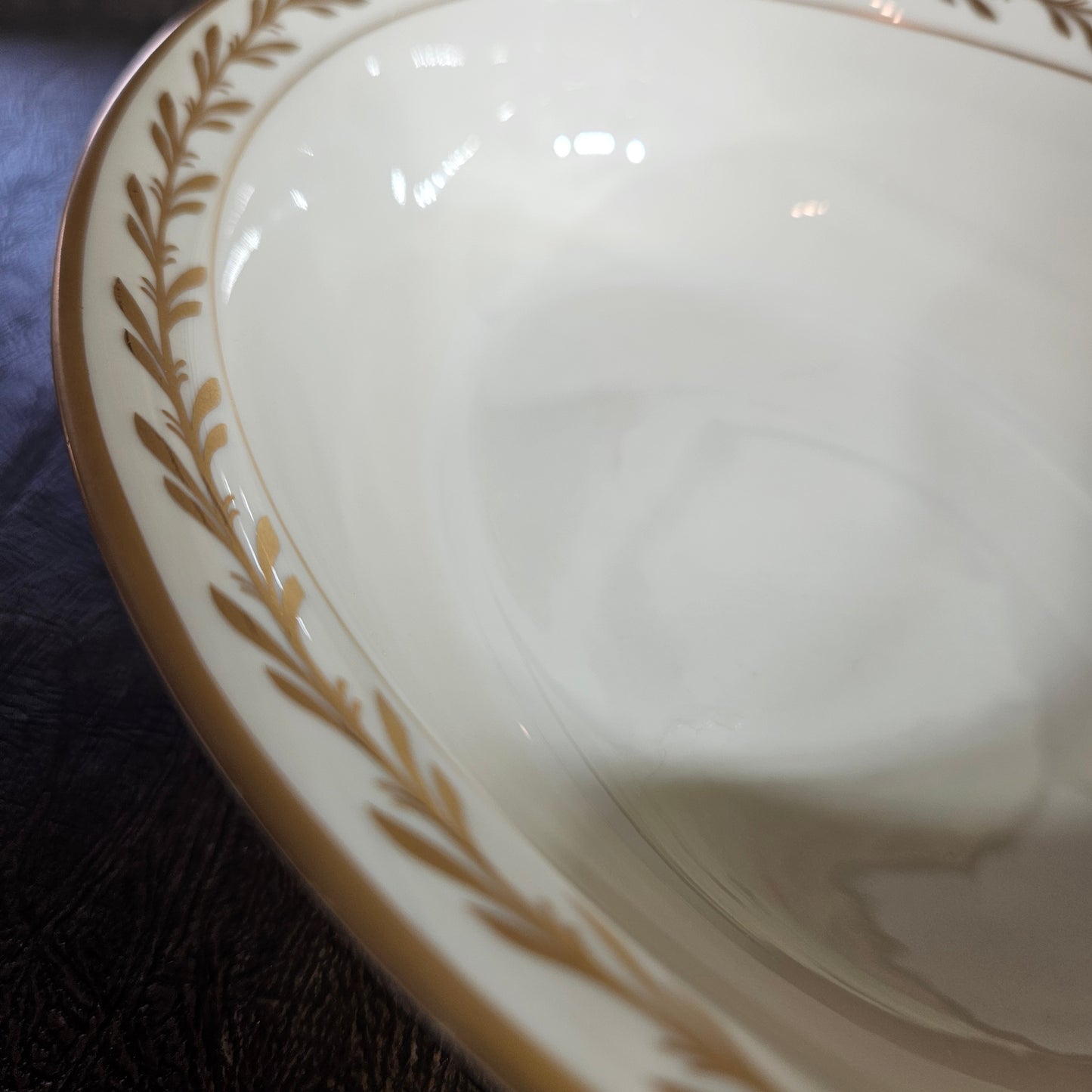 52-Piece Franciscan Beverly China Set with Gold Laurel Trim