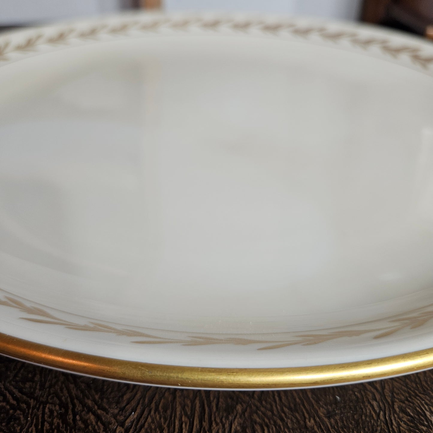 52-Piece Franciscan Beverly China Set with Gold Laurel Trim