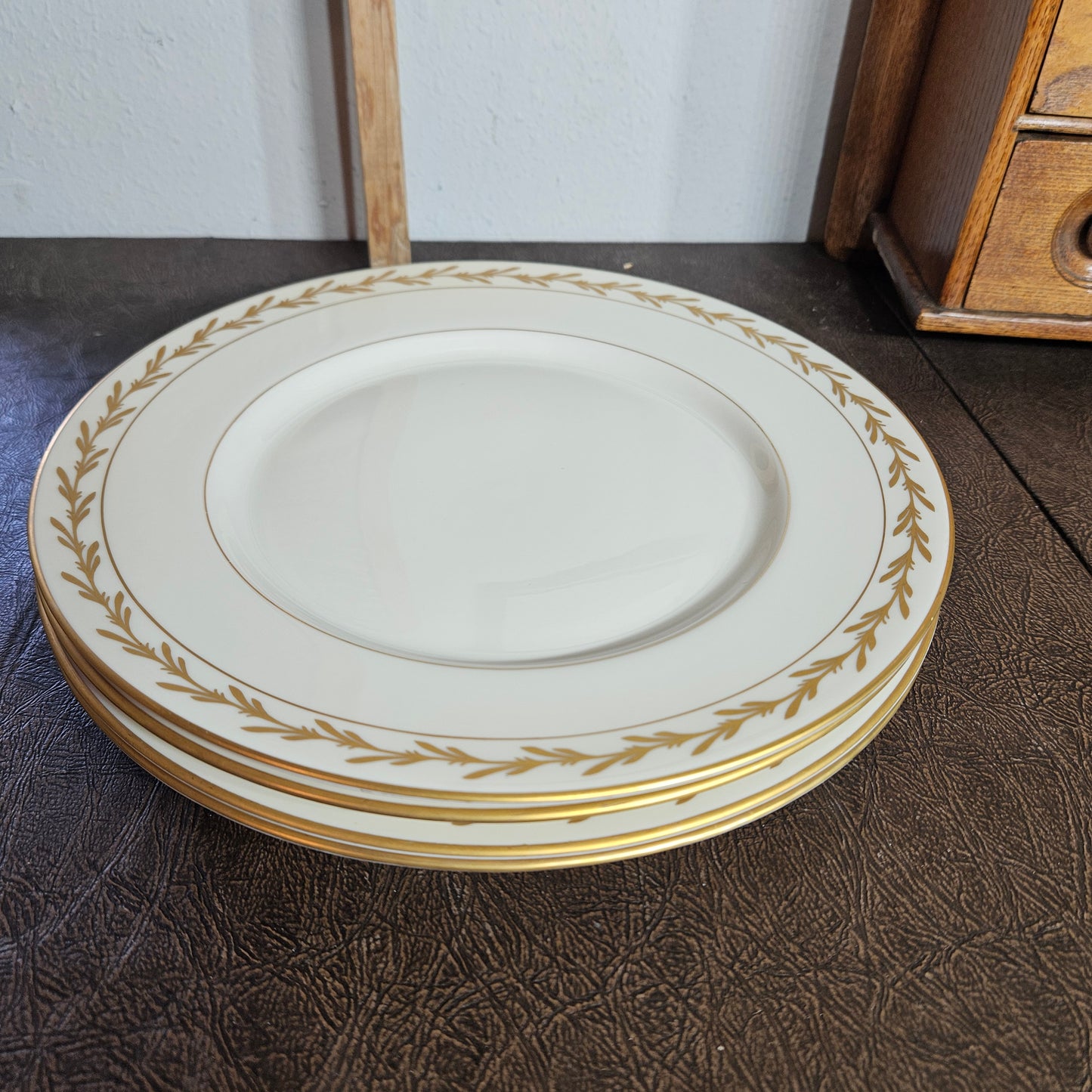 52-Piece Franciscan Beverly China Set with Gold Laurel Trim
