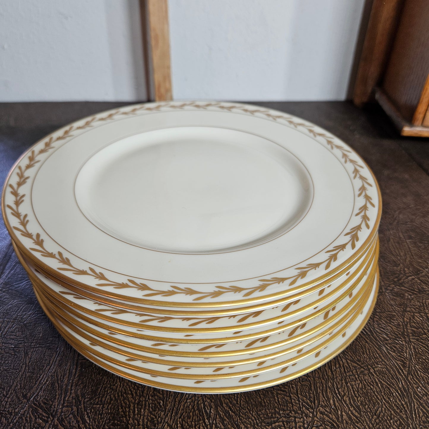 52-Piece Franciscan Beverly China Set with Gold Laurel Trim