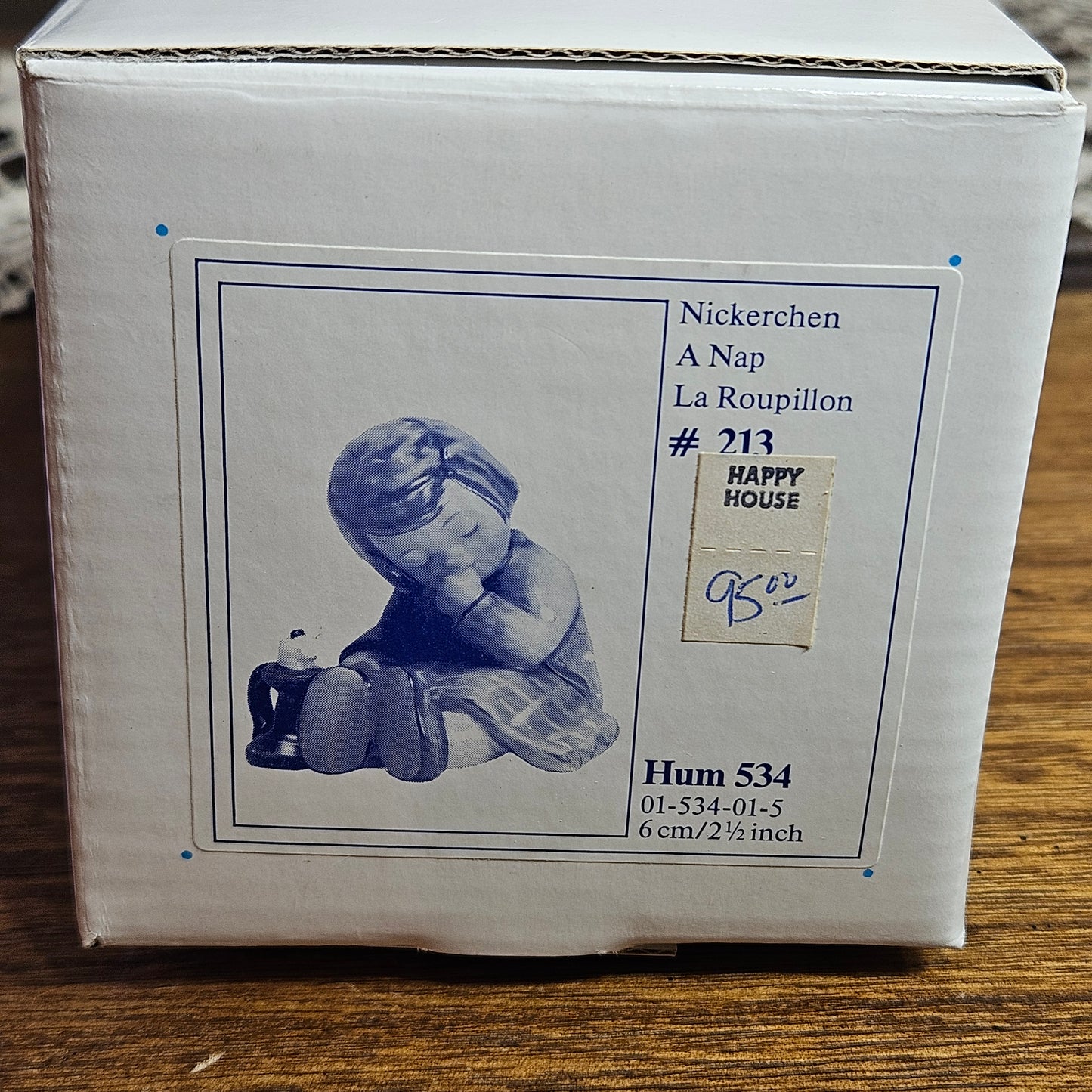 Vintage Hummel Nickerchen A Nap Hum 534 Boxed Figurine