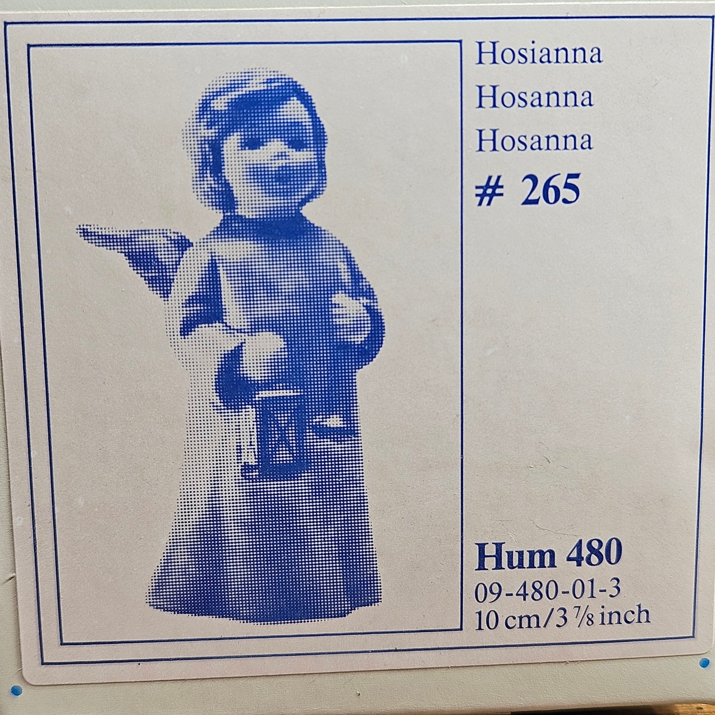 Vintage Hummel Hosianna Angel Hum 480 Boxed Figurine