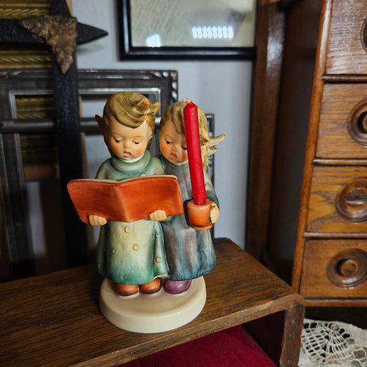 Hummel Angel Duet Hum 193 I Boxed Candleholder