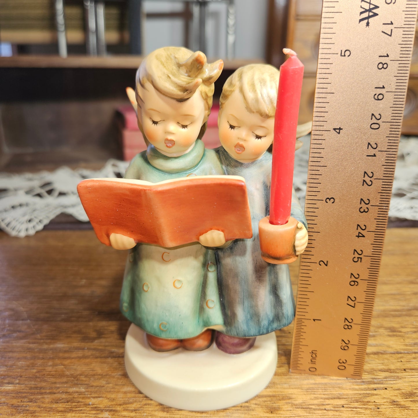 Hummel Angel Duet Hum 193 I Boxed Candleholder