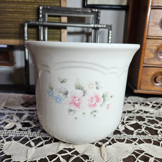 Vintage Pfaltzgraff Floral Ceramic Planter