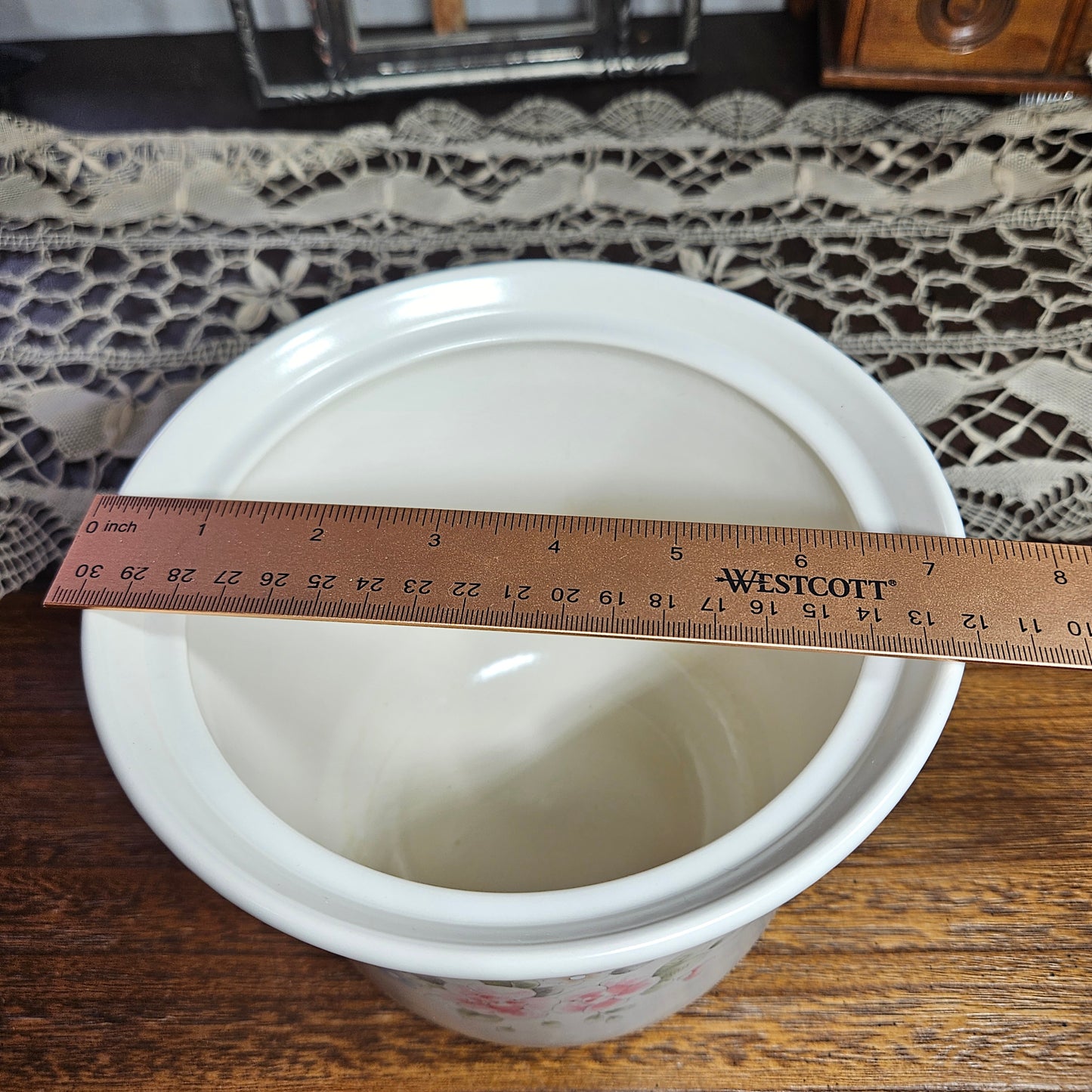 Vintage Pfaltzgraff Floral Ceramic Planter
