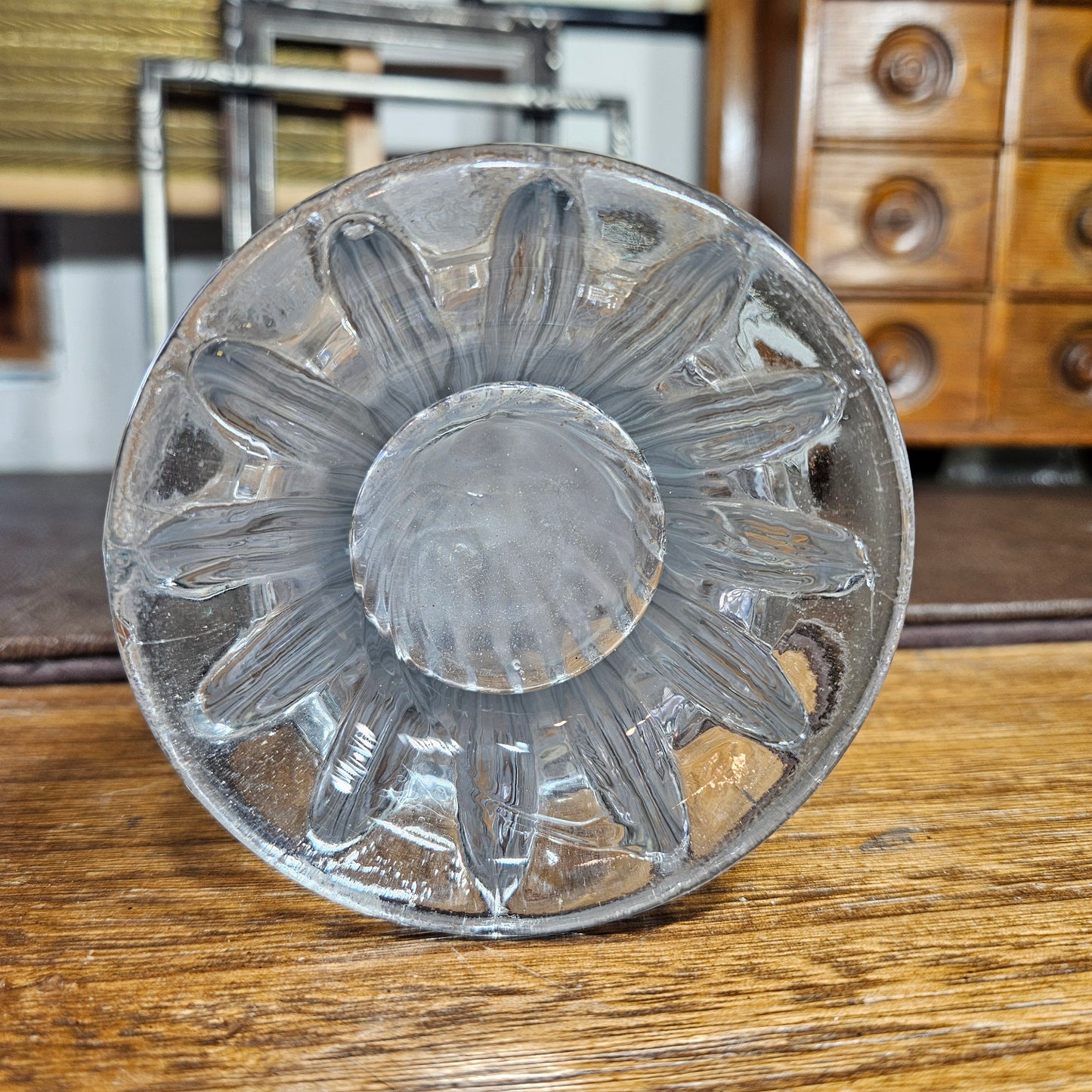 16 Inch Clear Glass Trumpet Vase