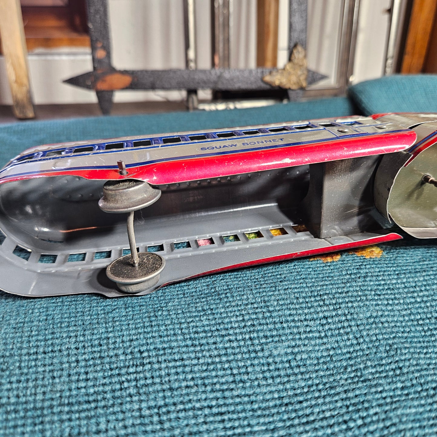 Vintage Union Pacific Tin Streamliner Train Set