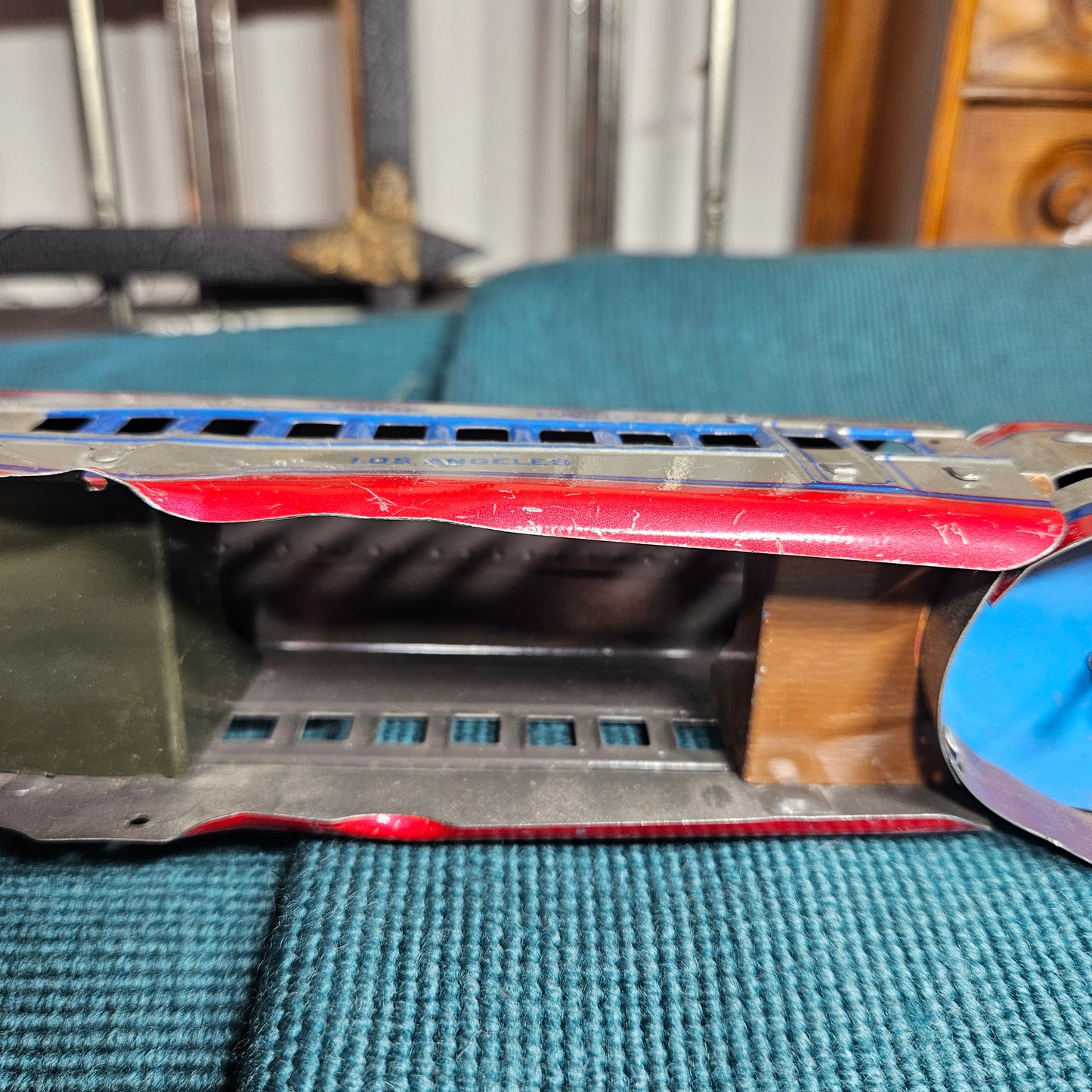 Vintage Union Pacific Tin Streamliner Train Set